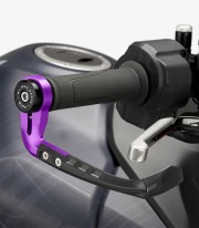 Puig Raw Universal Clutch Lever Protector in Lilac 21993L+21994L