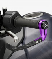 Puig Raw Universal Clutch Lever Protector in Lilac 21993L+21994L