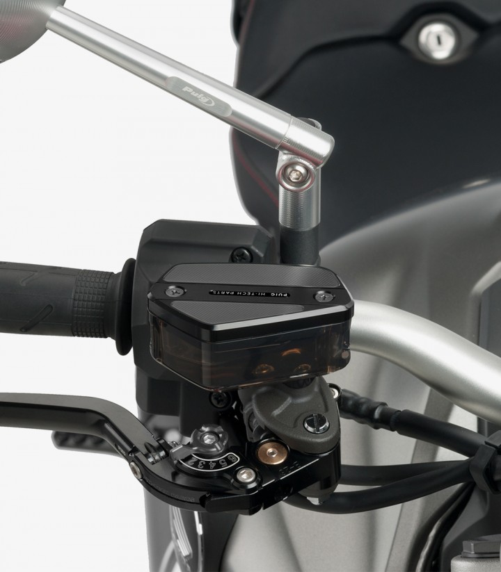 Tapa depósito líquido Freno Puig color Negro 9758N para Honda CB1000R (18-25)