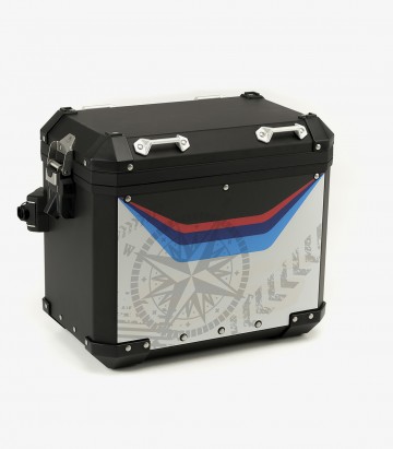 Puig Tricolor Sticker Kit for BMW R1200GS Adventure Top Case (06-18) 20227N
