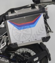Puig Tricolor Sticker Kit for BMW R1200GS Adventure Top Case (06-18) 20227N