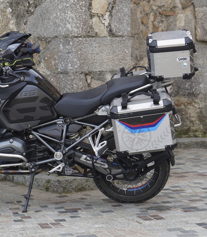 Kit de Adhesivos Puig Tricolor para Maleta BMW R1200GS Adventure (06-18) 20227N 