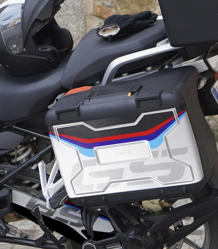 Kit de Adhesivos Puig Tricolor para Maleta BMW R1200GS, R1250GS / GS Adventure (00-24) 20216N 