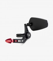 Puig Universal Pro Mirror Clutch / Brake Lever Guard in Red 21440R+21441R