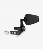 Protector de Maneta Embrague / Freno Puig Con Retrovisor Pro Universal Plateado 21440P+21441P