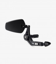 Puig Universal Pro Mirror Clutch / Brake Lever Guard in Black 21440N+21441N