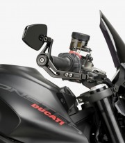 Puig Universal Pro Mirror Clutch / Brake Lever Guard in Black 21440N+21441N