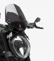 Protector de Maneta Embrague / Freno Puig Con Retrovisor Pro Universal Negro 21440N+21441N