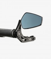Puig Universal Pro Mirror Clutch / Brake Lever Guard in Black 21440N+21441N