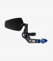Puig Universal Pro Mirror Clutch / Brake Lever Guard in Blue 21440A+21441A