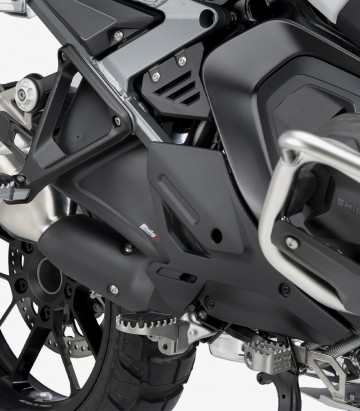 Puig Matte Black Rear Deflectors 22519J for BMW R1300GS Adventure (24-26)