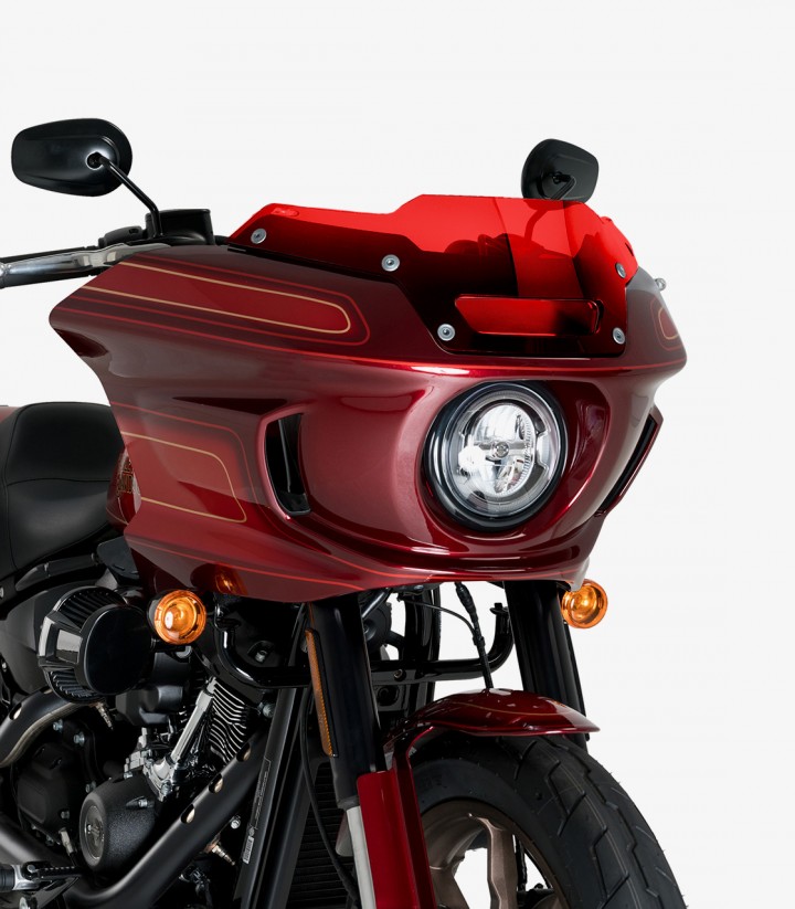 Windschild Puig High-Road Sport Harley-Davidson Softail Low Rider ST FXLRST (22-26) Rot 21472R