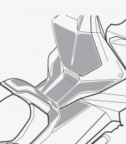 Honda X-ADV (21-24) Puig Scratch Saver Black Tank Pad 20865N