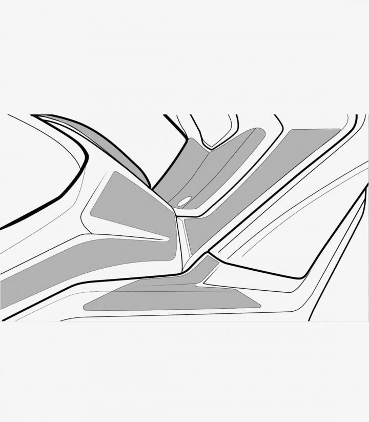 Tankpad Kymco AK550 (17-23) Puig Scratch Saver Schwarz 9953N