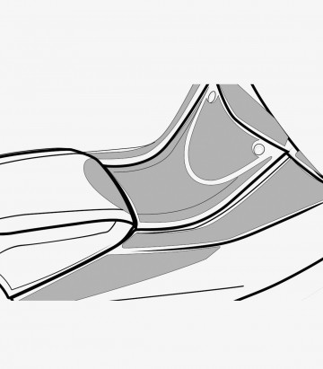 Yamaha T-MAX 530 / 560 (17-22) Puig Scratch Saver Black Tank Pad 9954N