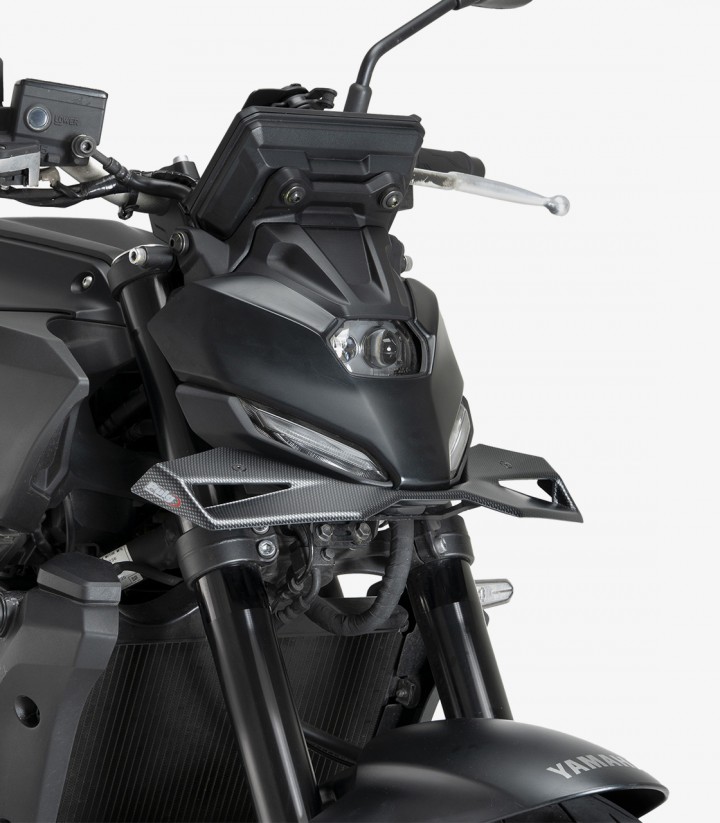 Winglets Vorne Naked 22417C Puig Yamaha MT-07 (25-26) Carbon-Optik