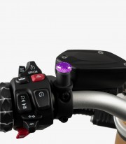 Puig Mirror Thread Caps Purple 21805L for several models of BMW