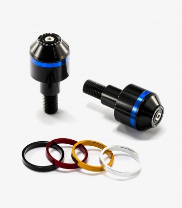 Puig Short with ring Bar Ends in Black for BMW C600 Sport, C650 GT