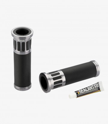 Puig Racing grips color Titanium 5879Y
