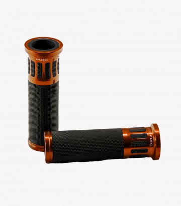 Motorradgriffe Racing in Orange von Puig 8188T