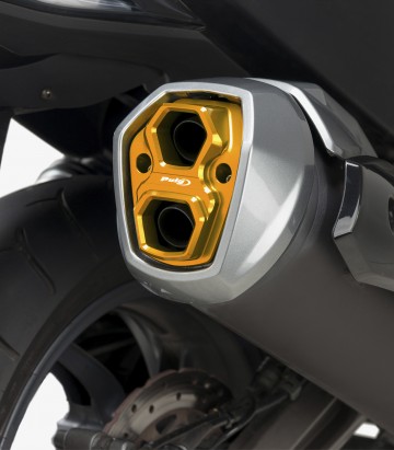 Aro Final Tubo Escape Dorado Kymco AK550 (17-23), AK550 Premium (24-26) Puig 9542O