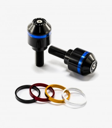 Contrapesos Cortos con aro Puig color Negro para BMW F800 R