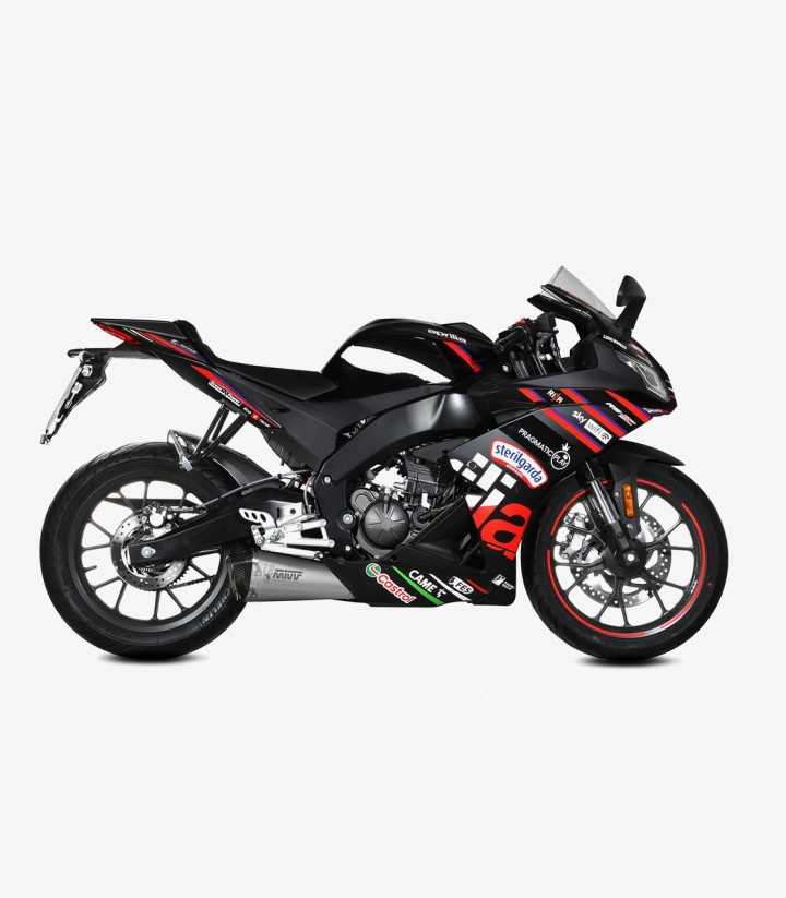 Escape MIVV Delta Race Acero para Aprilia RS 125 / Tuono 125 (25) A.022.LDRX