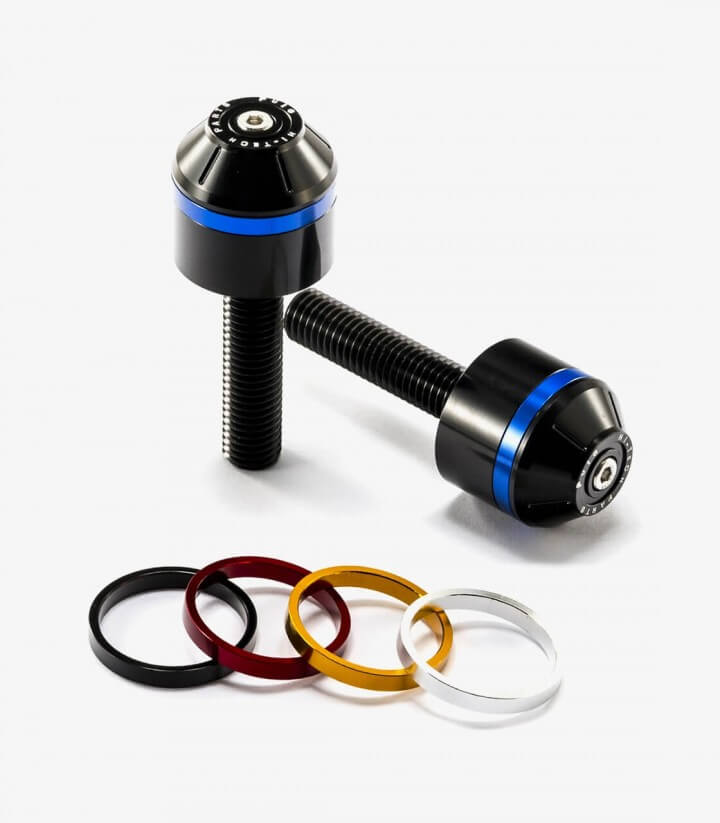 Puig Lenkerendgewichte Kurz mit Ring 8021N in Schwarz für BMW R nineT (14-24), R12/R12 nineT (24-26), R18 (25-26)