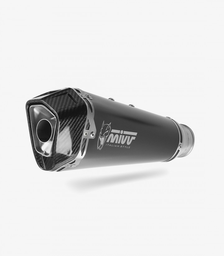 MIVV Delta Race Auspuff Schwarz für Aprilia RS 125 (25-26), Tuono 125 (25-26) A.022.LDRB