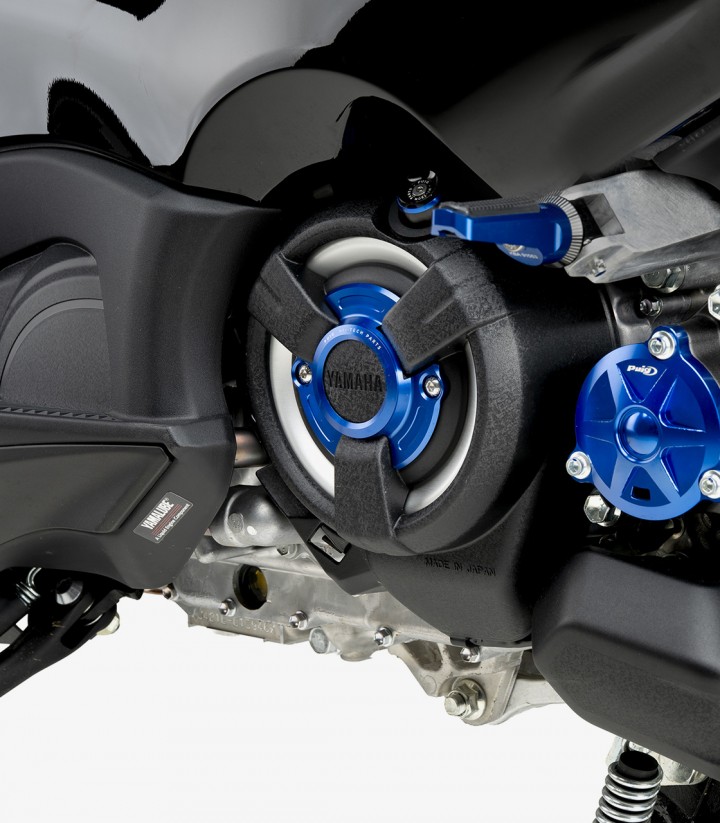 Tapa Embrague Puig Azul Yamaha T-MAX 530 / DX / SX (17-19), T-MAX 560 / Tech Max (20-26) 9855A