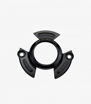 Tapa Embrague Puig Negro Yamaha TMAX 530 (17-19), TMAX 560 (20-26) 9855N