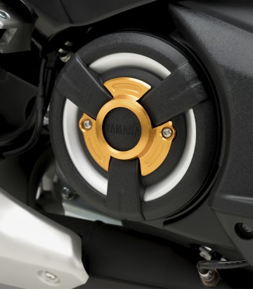 Kupplungsdeckel Puig Gold Yamaha TMAX 530 (17-19), TMAX 560 (20-26) 9855O
