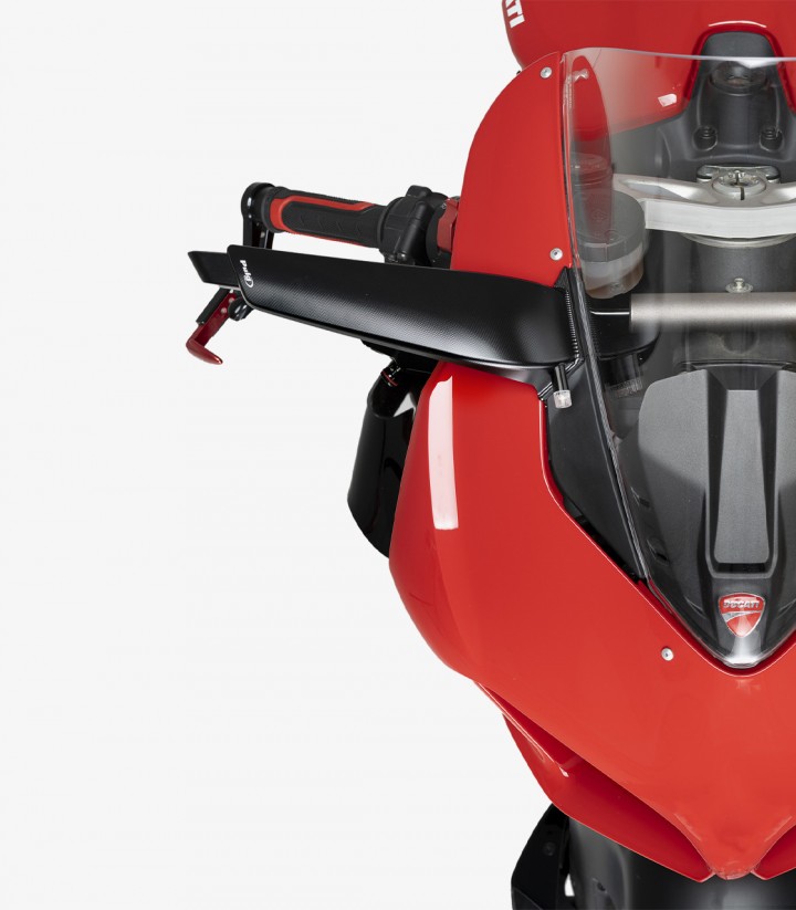 Retrovisores Aileron Puig en Negro Ducati Panigale V2 / V4 (18-25) 22297N+22298N