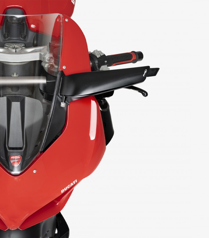 Retrovisores Aileron Puig en Negro Ducati Panigale V2 / V4 (18-25) 22297N+22298N