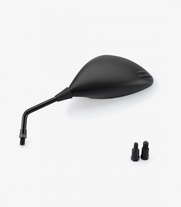 Puig Aileron Mirrors in Black M10x1.25 and M8 3574N+3575N