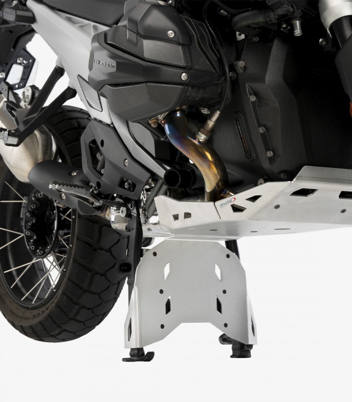 Extensión cubre cárter para caballete central 21950P Puig BMW R1300GS (23-25) Plateado