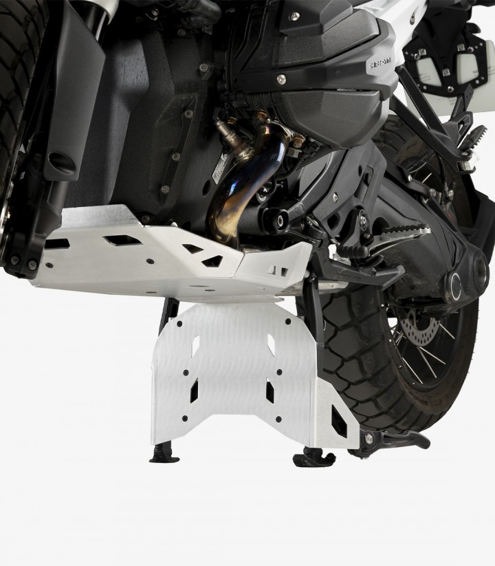 Extensión cubre cárter para caballete central 21950P Puig BMW R1300GS (23-25) Plateado