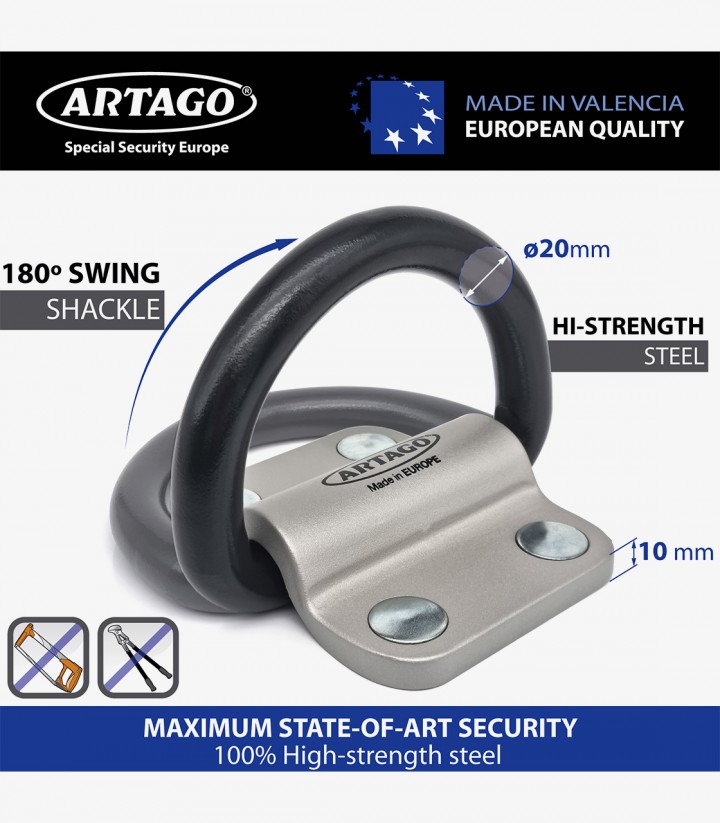 Artago 60 Anti-Theft Floor or Wall Anchor