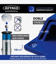 Artago 61 Anti-Theft Floor or Wall Anchor