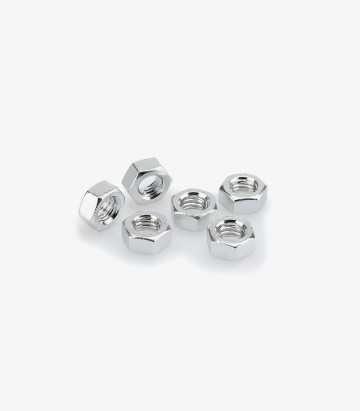 Blister mit 6 Muttern M8 in Silber Puig 0863P