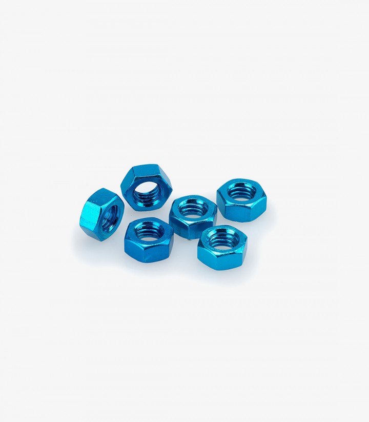 Blister 6 Tuercas M8 Azul Puig 0863A