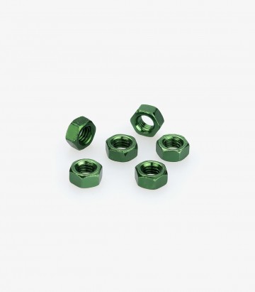 Blister 6 Tuercas M5 Verde Puig 0763V