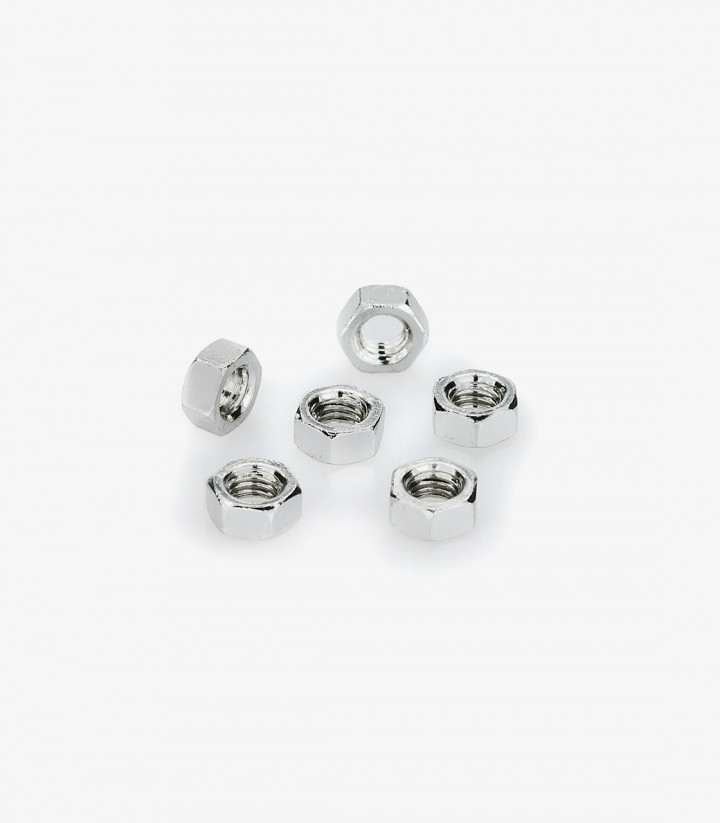 Blister 6 Tuercas M5 Plateado Puig 0763P