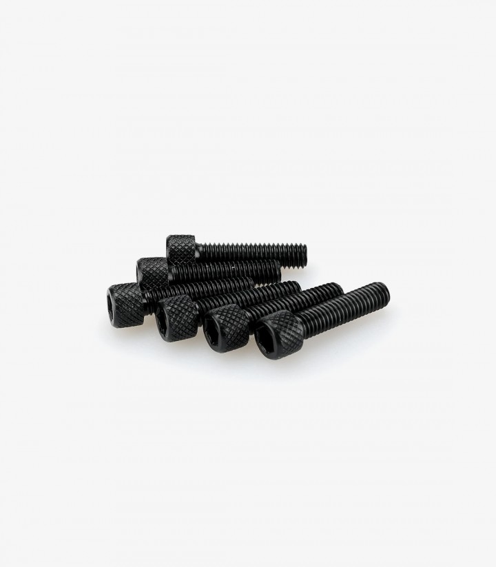 Blister 6 Tornillos Allen M6x25mm Negro Puig 0544N
