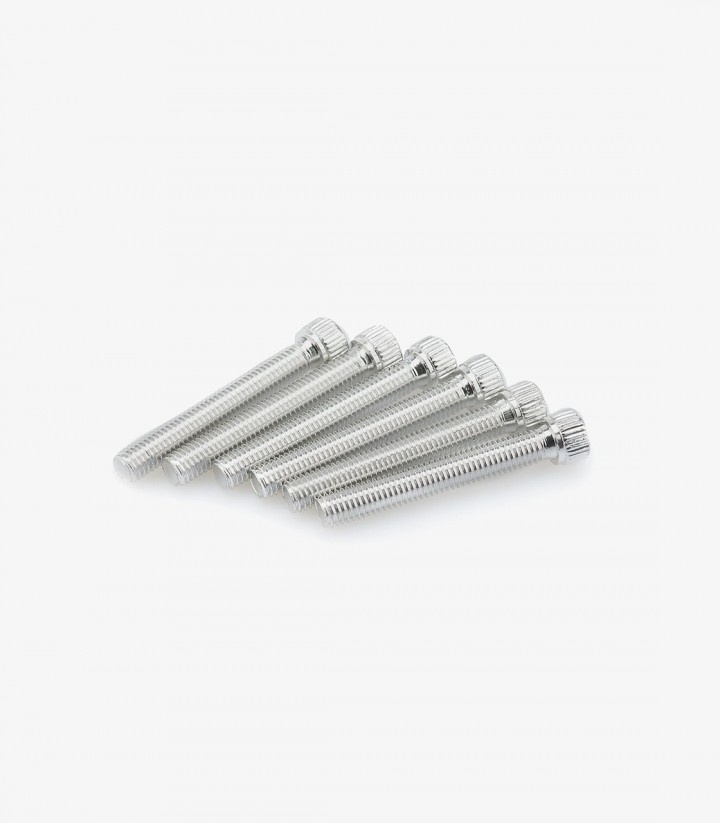 Blister 6 Tornillos Allen M8x55mm Plateado Puig 0540P