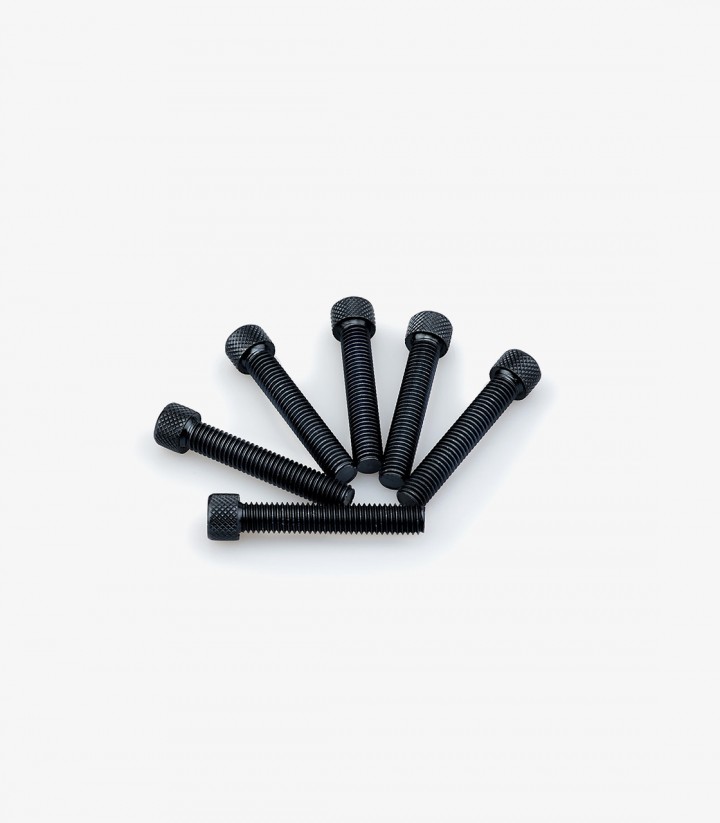 Blister mit 6 Inbusschrauben M8x45 mm in Schwarz Puig 0516N