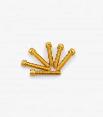 Puig 6 M8x45mm Allen Screws in Yellow 0516G