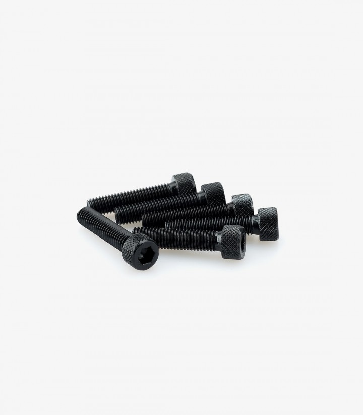 Blister mit 6 Inbusschrauben M8x35 mm in Schwarz Puig 0500N