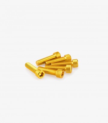 Blister mit 6 Inbusschrauben M8x30 mm in Gelb Puig 0473G