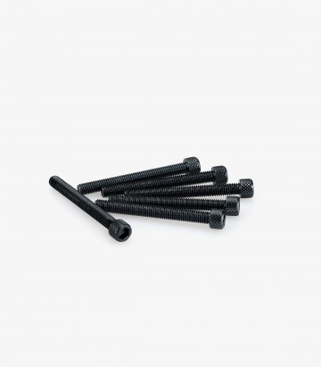 Blister mit 6 Inbusschrauben M6x55 mm in Schwarz Puig 0446N